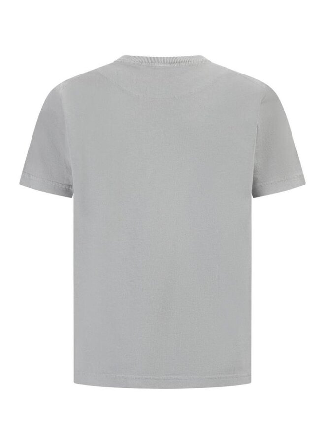 Stone Island SS24- T-Shirt Logo-Patch  - Pearl Grey