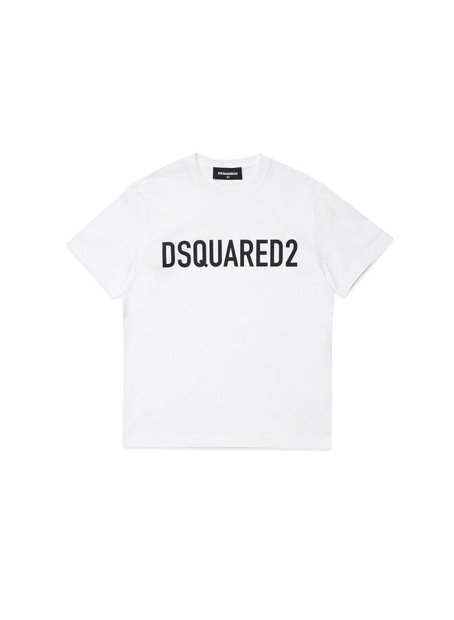 Dsquared2 SS24 Kids - T-Shirt Relax Fit - White/Black