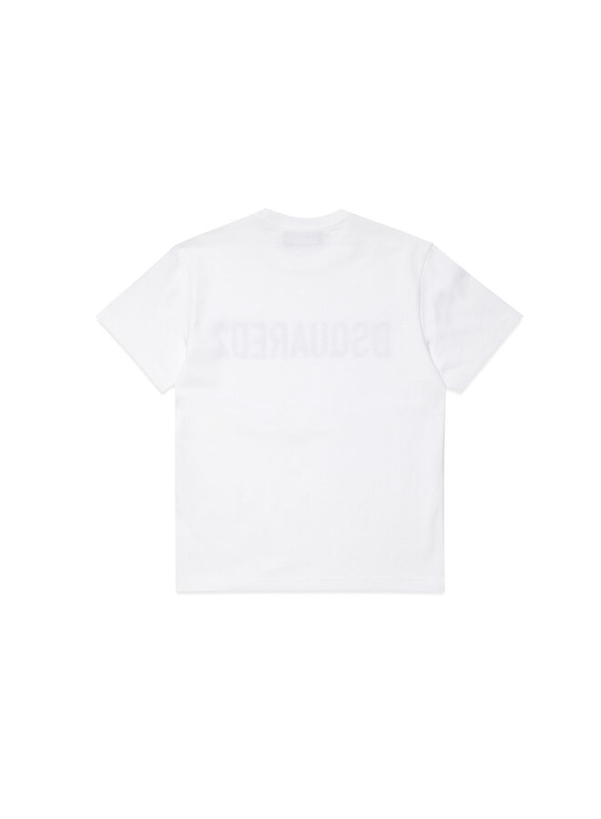 Dsquared2 SS24 Kids - T-Shirt Relax Fit - White/Black