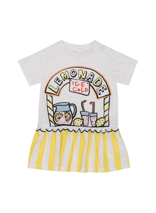 Stella McCartney SS24 Baby - Dress - Ivory/Yellow