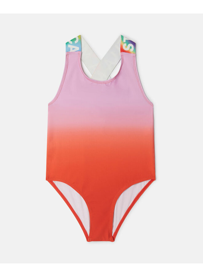 Stella McCartney SS24 Girl - TUCB09 Swimsuit - Ombré/Multicolor