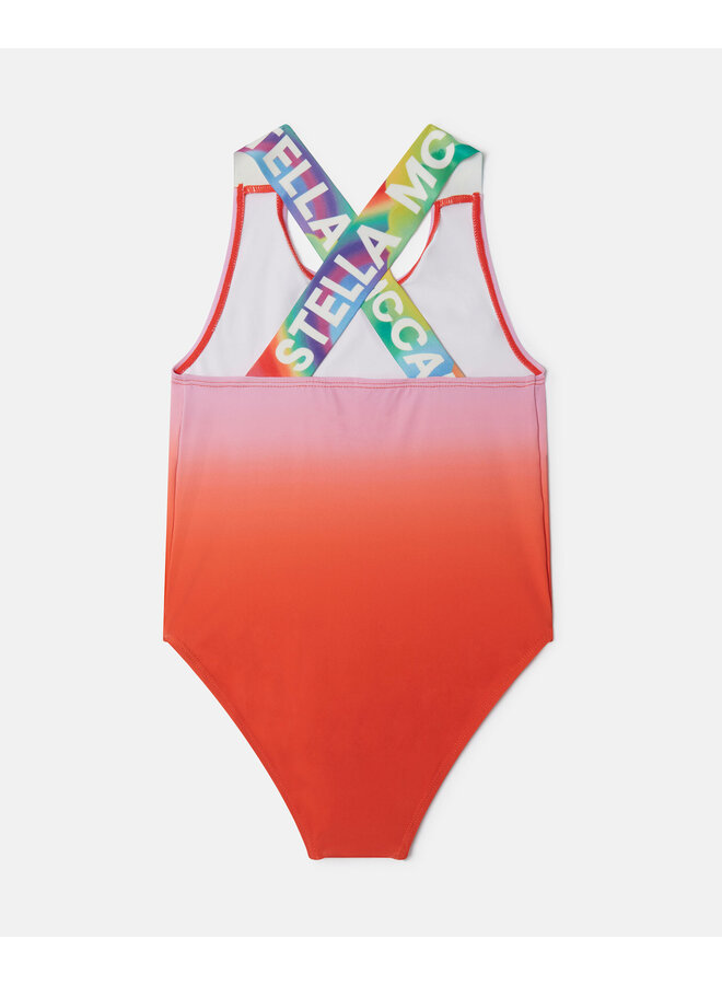 Stella McCartney SS24 Girl - TUCB09 Swimsuit - Ombré/Multicolor