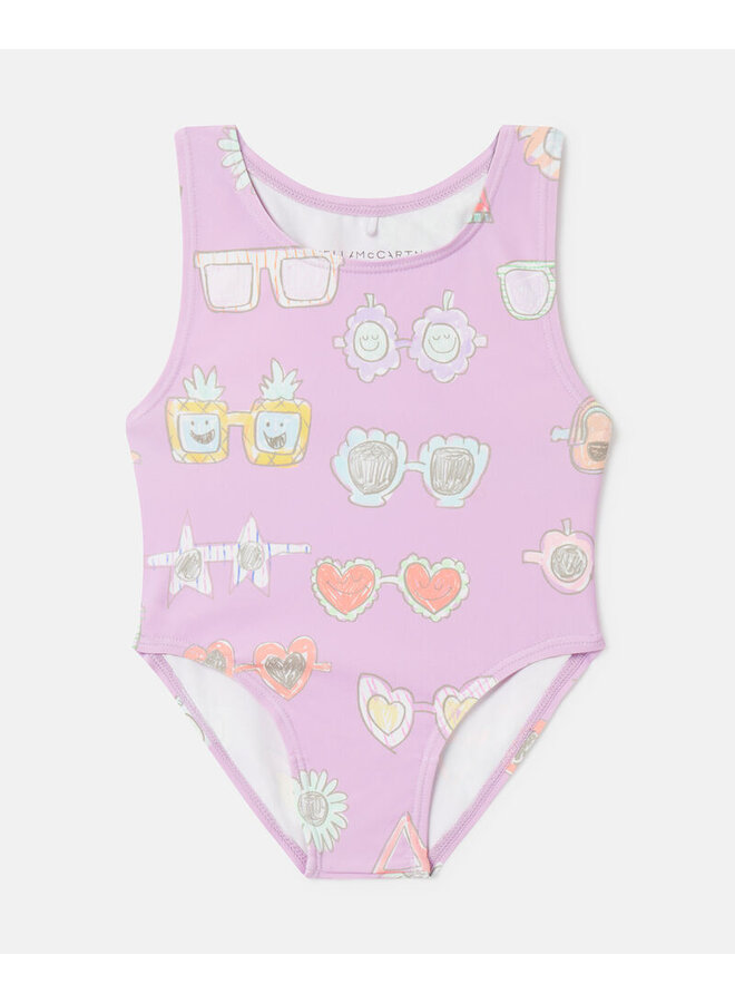 Stella McCartney SS24 Baby - TUC029 Swimsuit - Pink/Multicolor