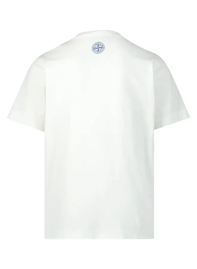 Stone Island SS24- T-Shirt Print-Logo - White
