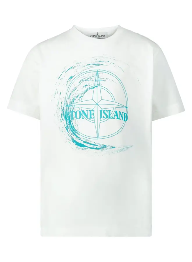 Stone Island SS24- T-Shirt Print Compass - White