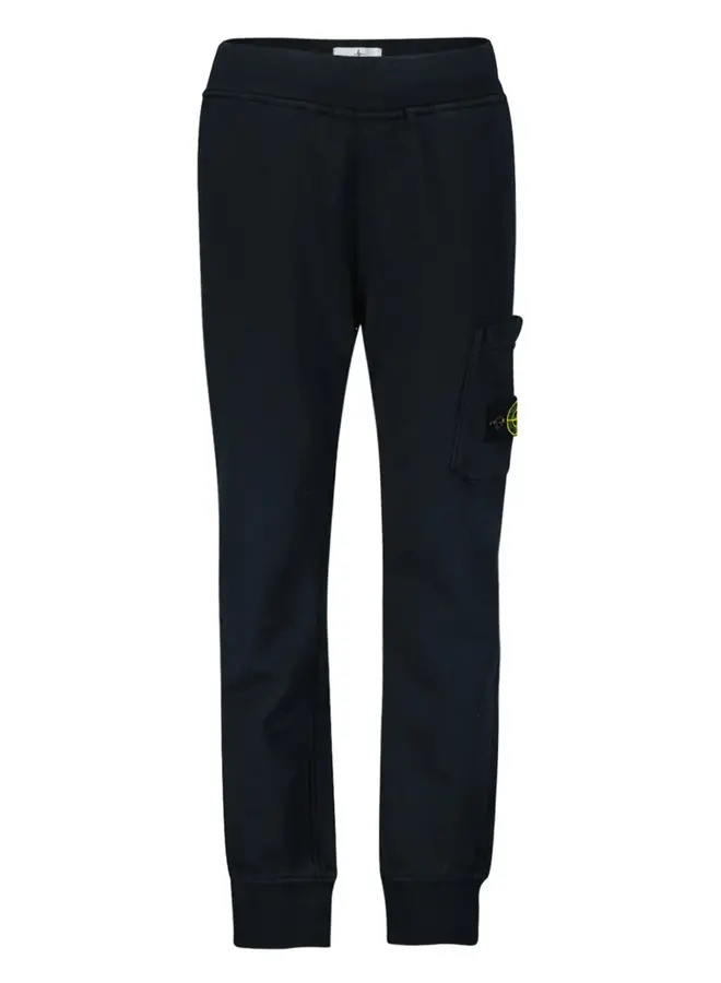 Stone Island SS24 - Felpa Logo-Patch Pants - Black