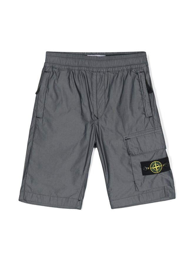 Stone Island SS24 - Bermuda Comfort Shorts - Black/Grey