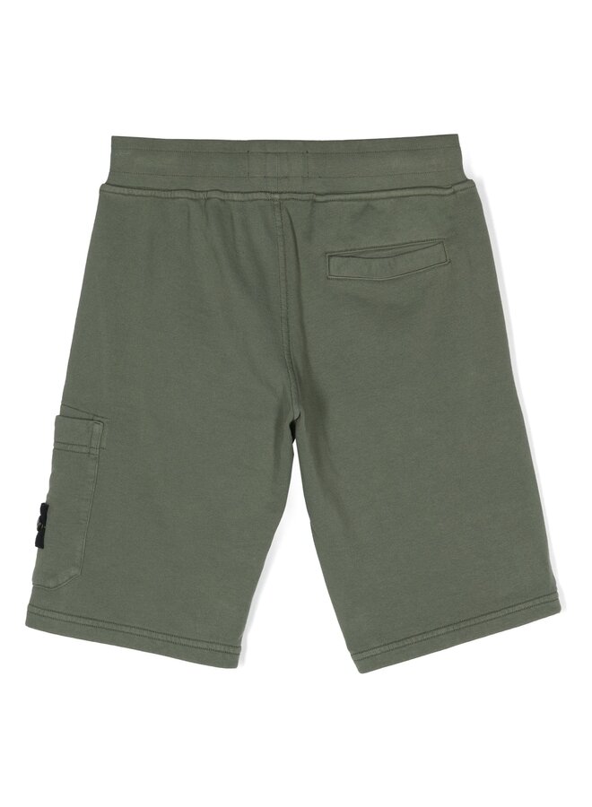 Stone Island SS24 - Felpa Bermuda Shorts - Olive
