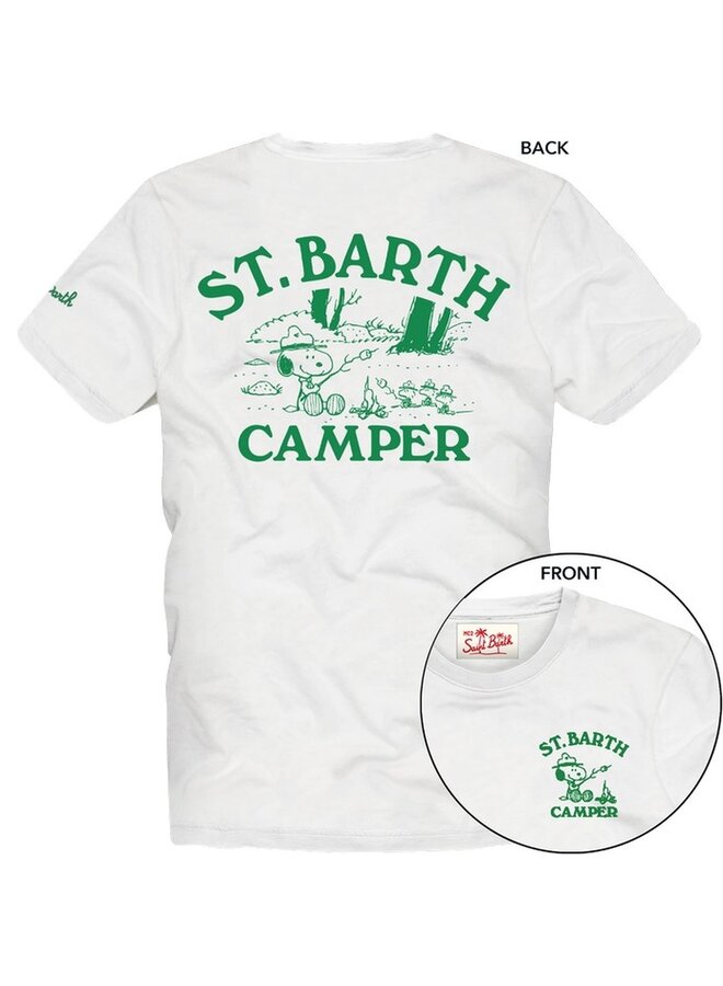 Saint Barth SS24 Boy - TSH0001 T-Shirt - White/Green