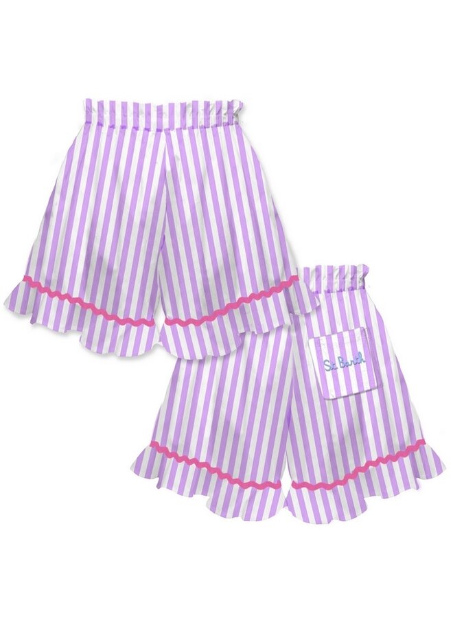 Saint Barth SS24 Girl - ANDE002 Shorts - Cotton Pink