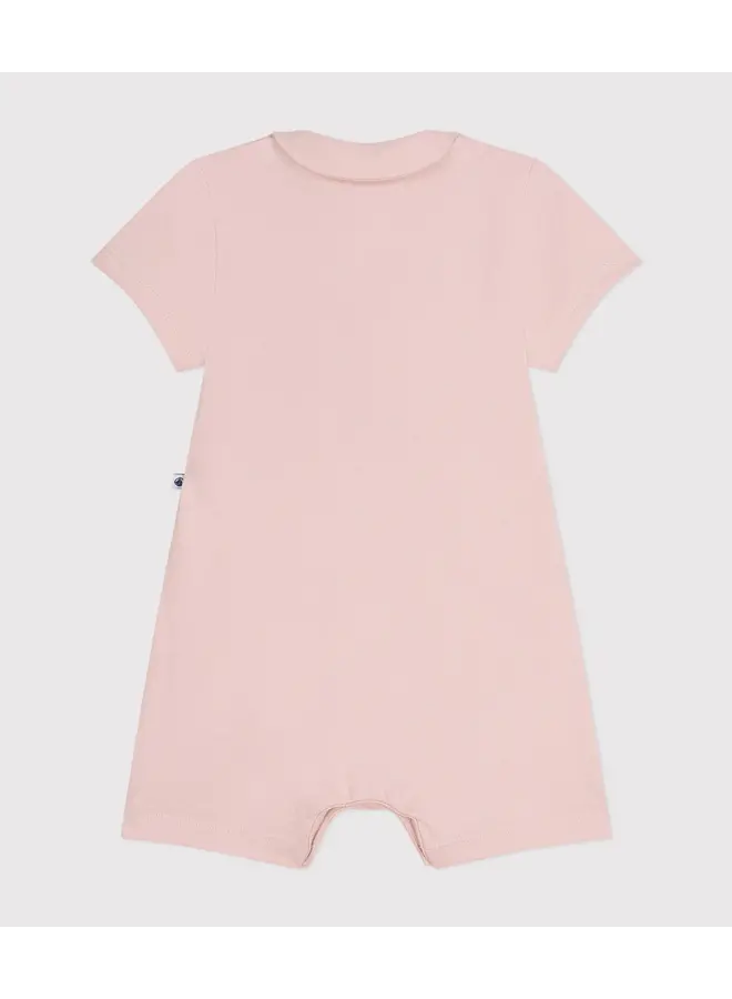 Petit Bateau - A09HR Babysuit - Pink