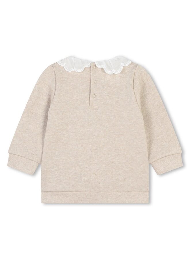 Chloé FW24 Kids - C20310 Sweater - Melange Beige