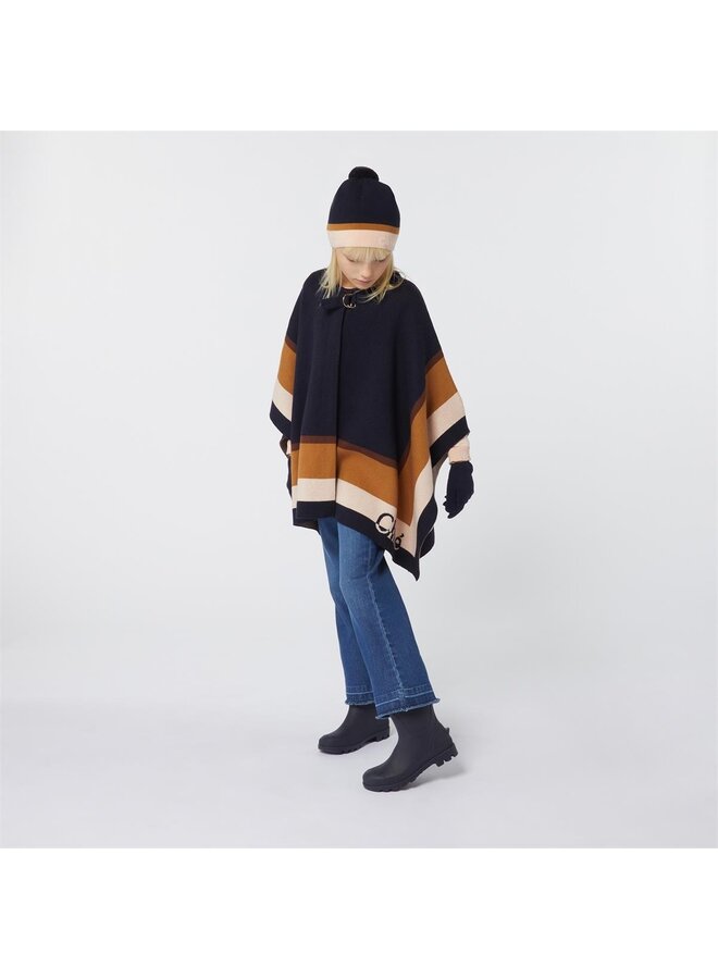 Chloé FW24 Kids - C20315 Cape - Marine Multicolor