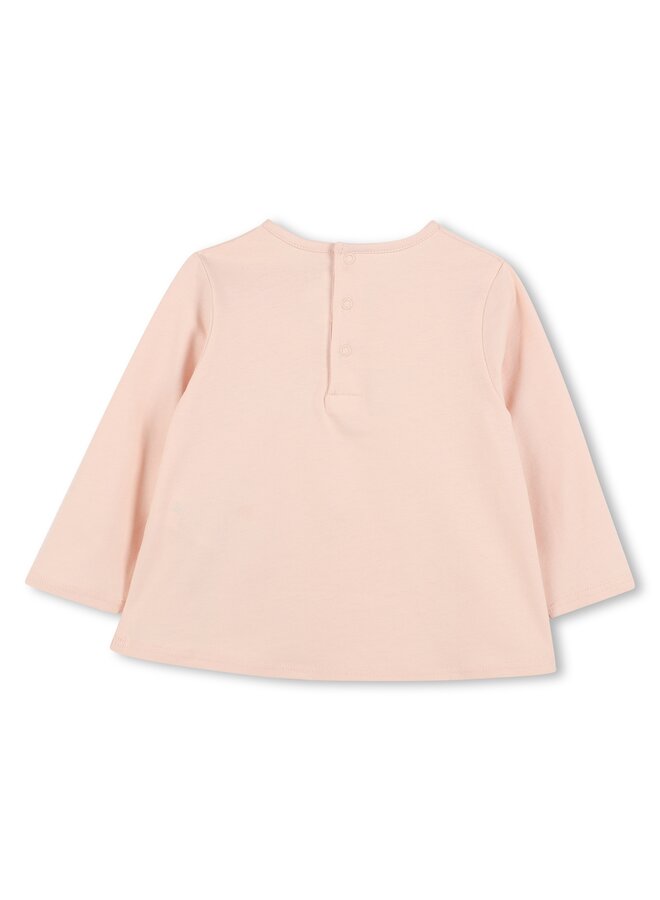 Chloé FW24 Kids - C20306 Long Sleeve T-shirt - Old Pink