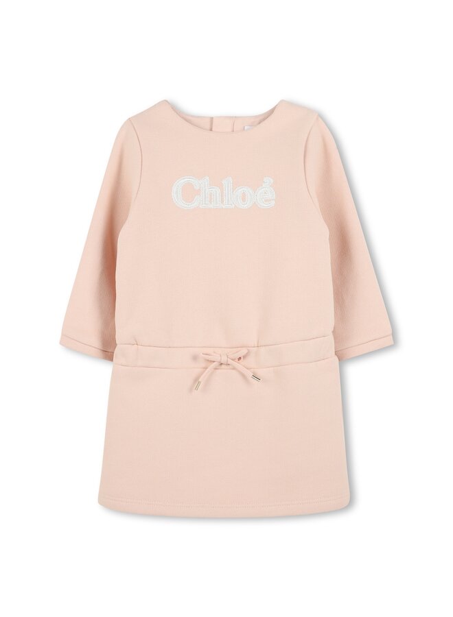 Chloé FW24 Kids - C20292 Dress - Old Pink