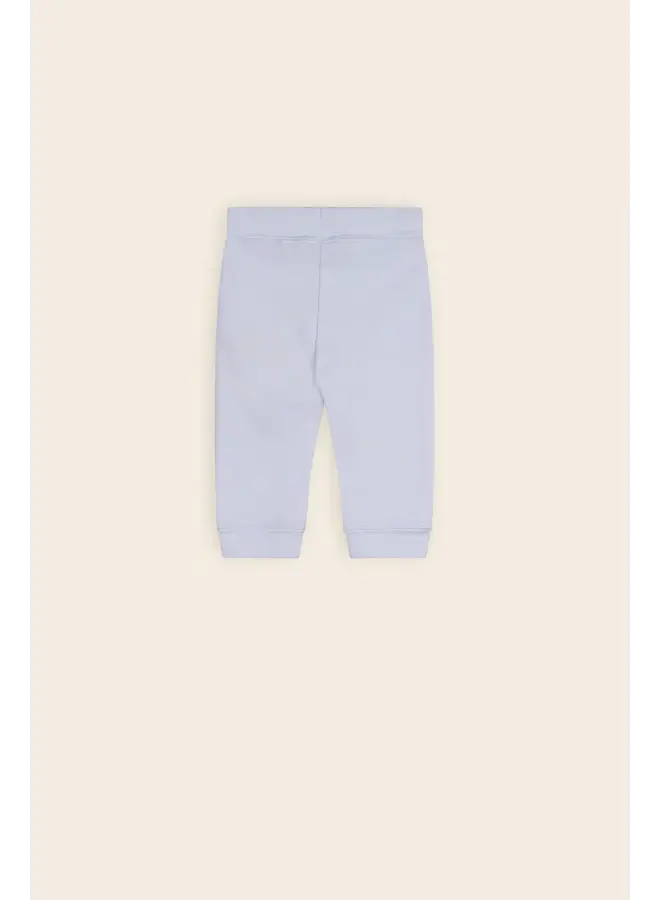 Petite Maison FW24 - Sky Jersey Broek met Knoopje - Heather Blue