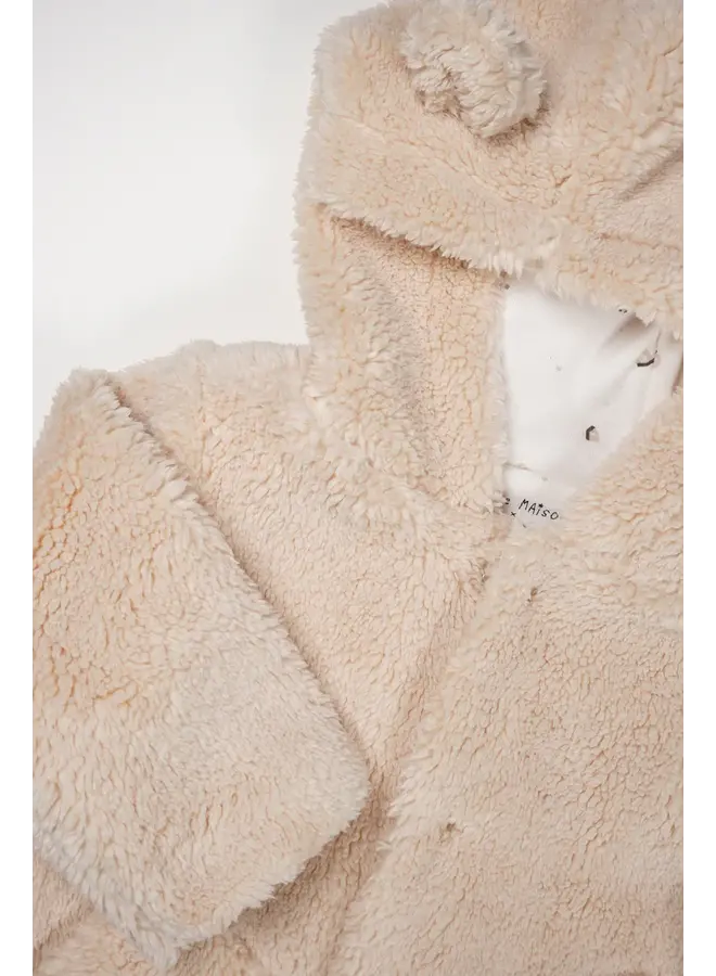 Petite Maison FW24 - Soo Teddy Pak met Capuchon - Oatmeal