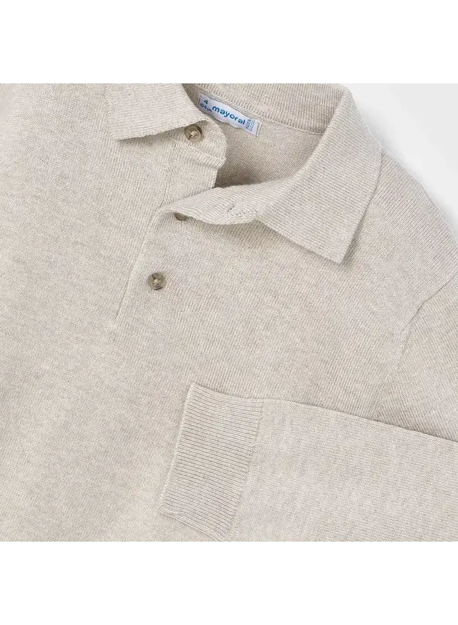 Mayoral FW24 - L/s knit polo - Albero