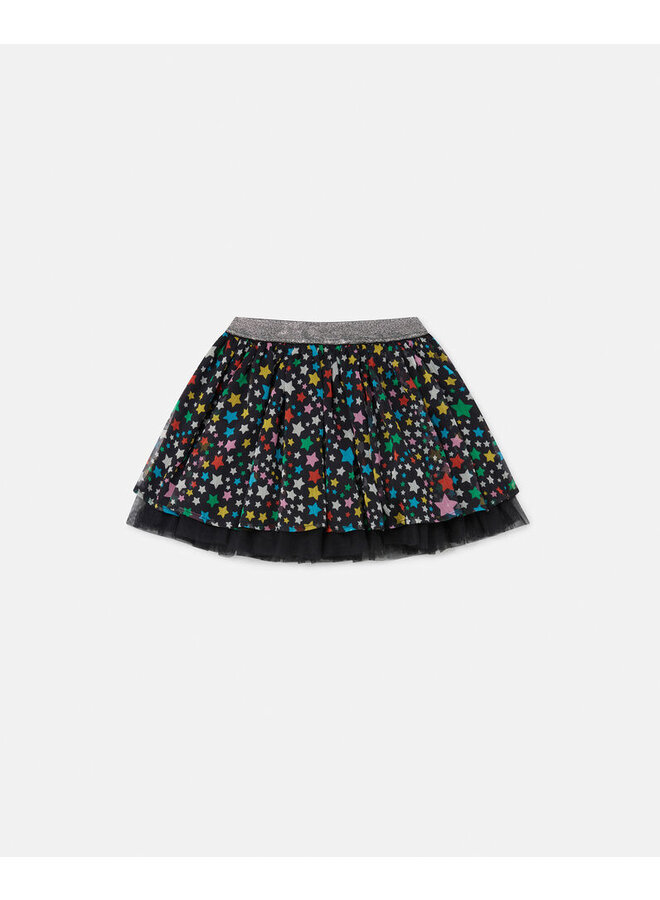 Stella McCartney FW24 - TV7B21-Z2069 - Skirt - Black/Colourful