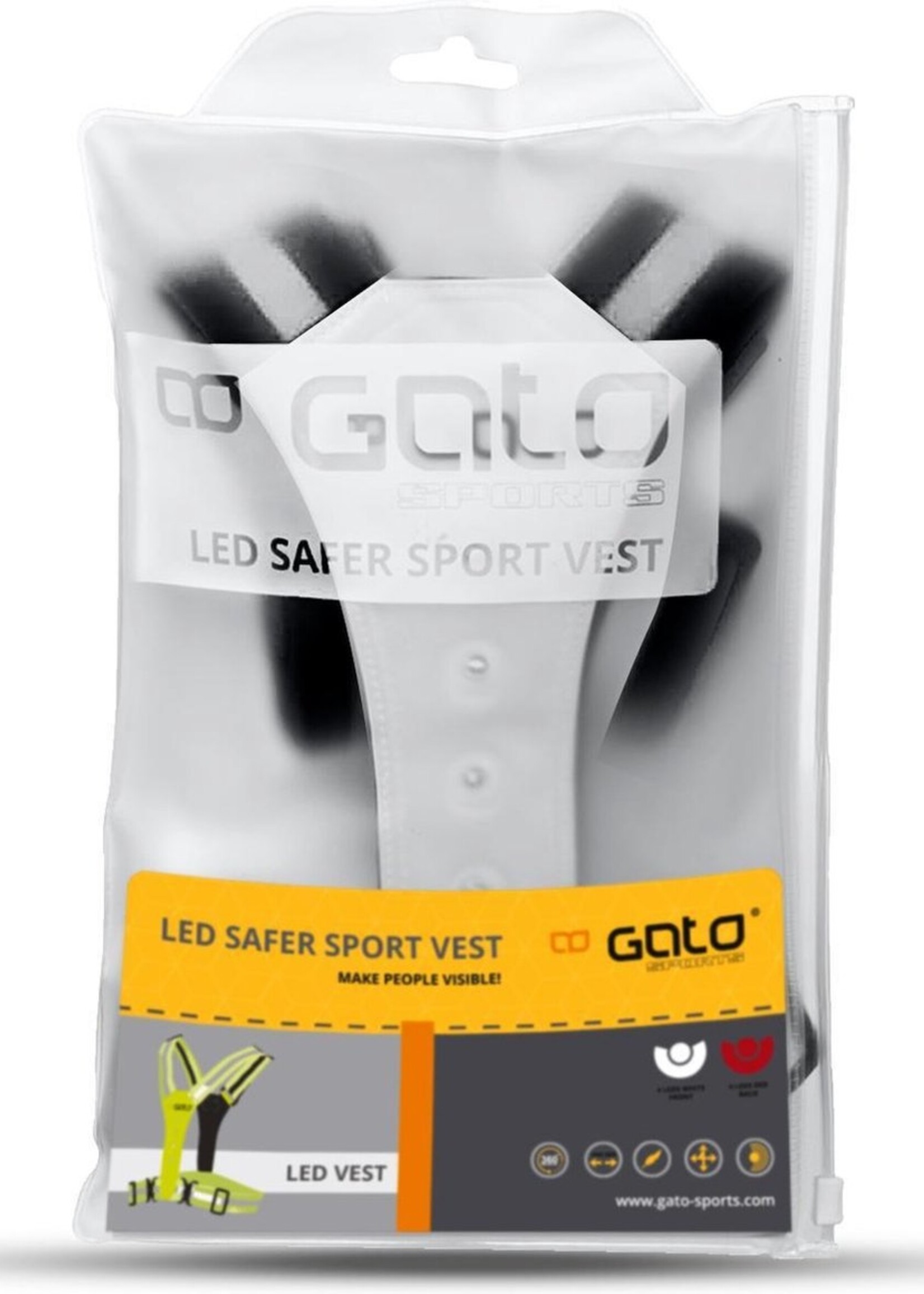 LED USB SPORT VEST