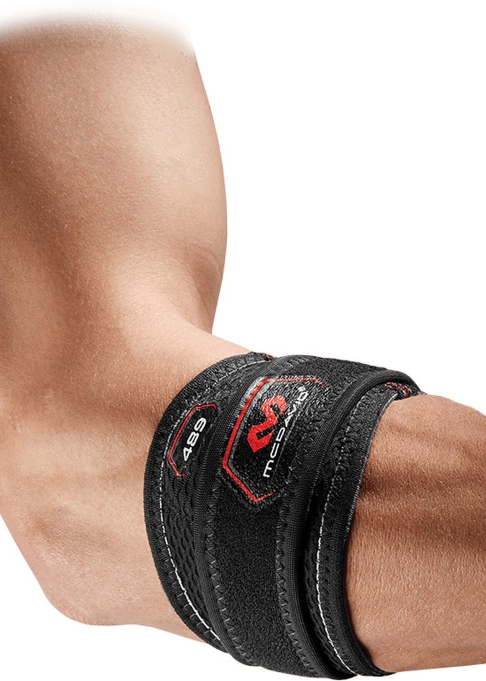 Tennis Elbow Strap With Pads Black