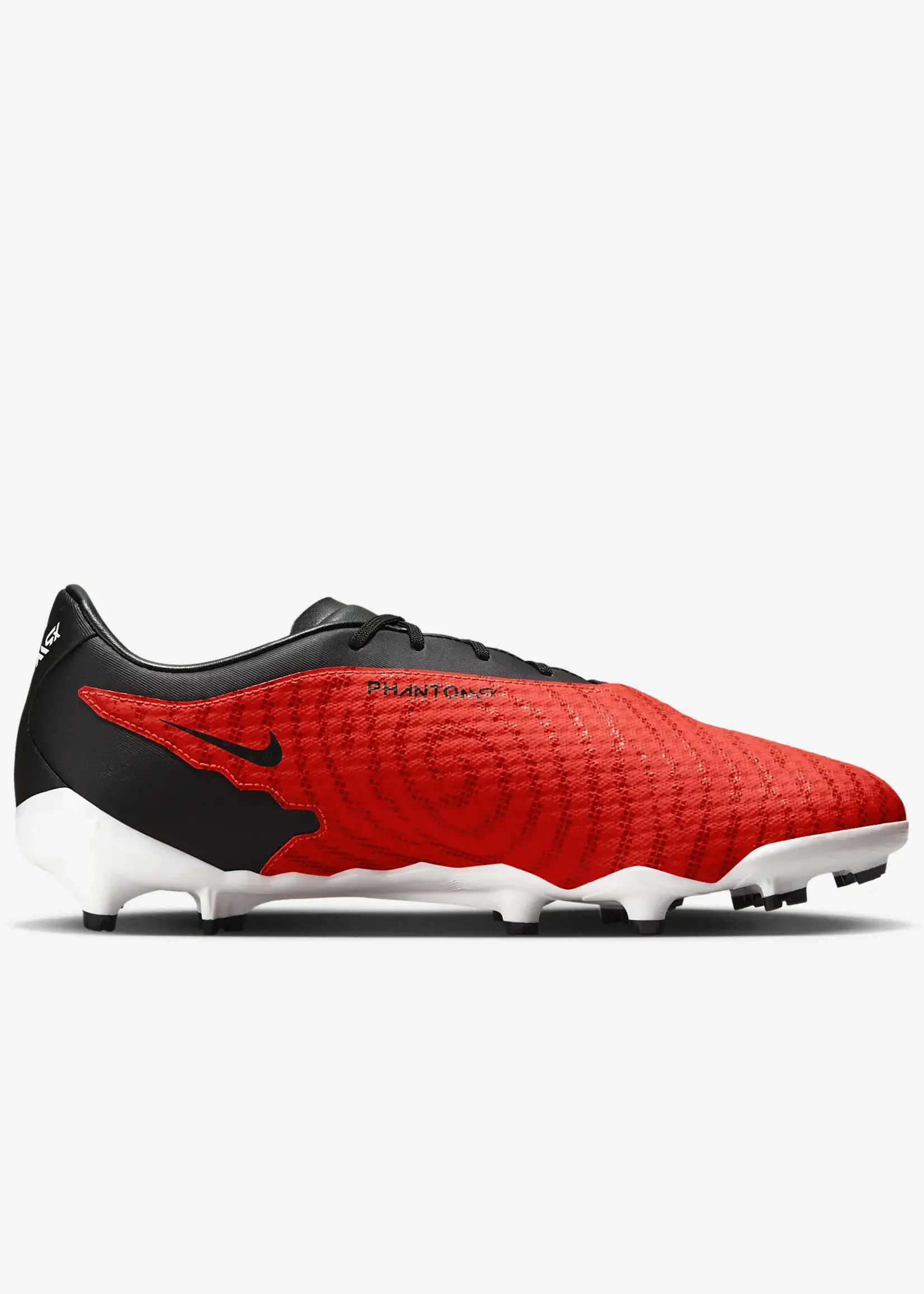 NIKE PHANTOM GX ACADEMY, BRIGHT CRIMSON/BLACK-WHITE