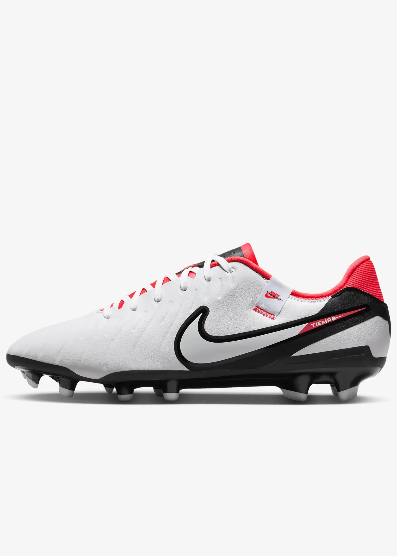 NIKE TIEMPO LEGEND 10 ACADEMY, WHITE/BLACK-BRIGHT CRIMSON