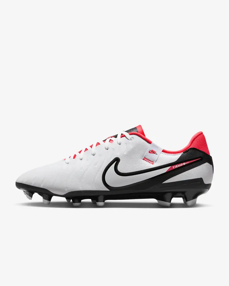 NIKE TIEMPO LEGEND 10 ACADEMY, WHITE/BLACK-BRIGHT CRIMSON