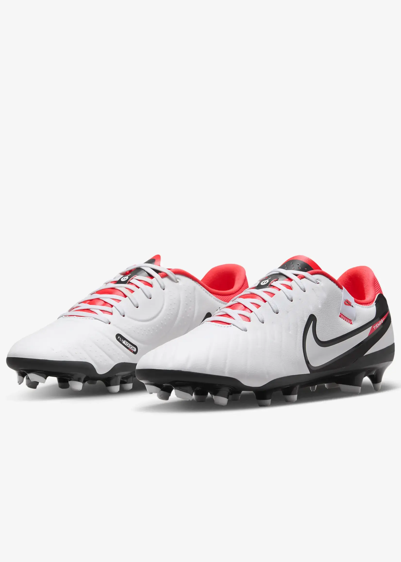 NIKE TIEMPO LEGEND 10 ACADEMY, WHITE/BLACK-BRIGHT CRIMSON