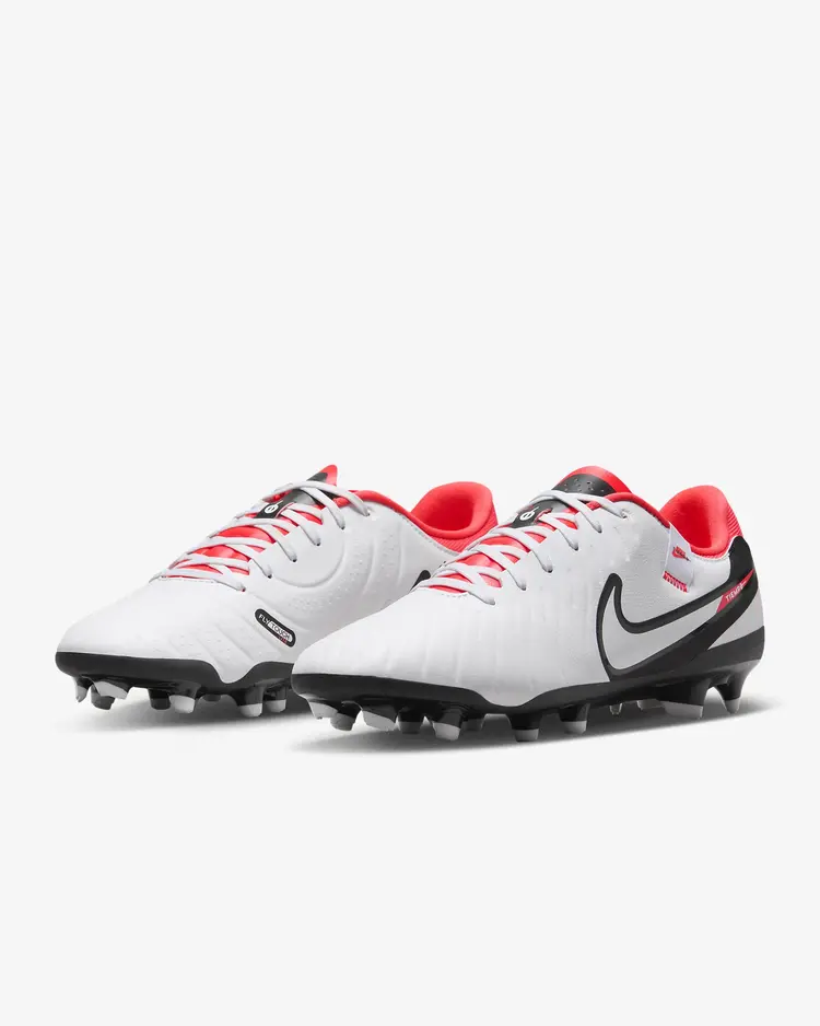 NIKE TIEMPO LEGEND 10 ACADEMY, WHITE/BLACK-BRIGHT CRIMSON