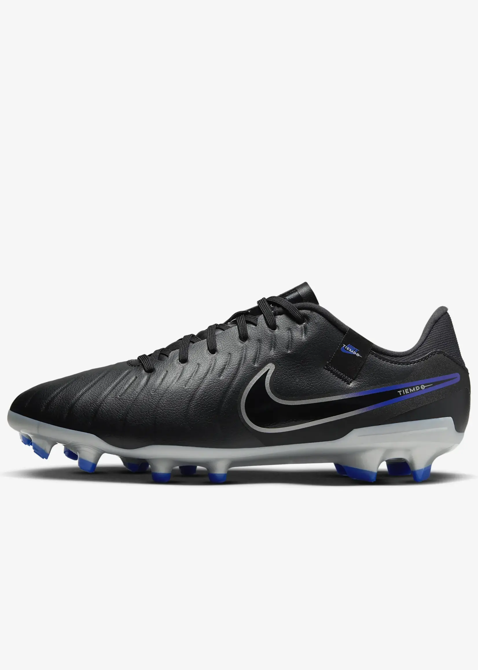 NIKE TIEMPO LEGEND 10 ACADEMY, BLACK/CHROME-HYPER ROYAL