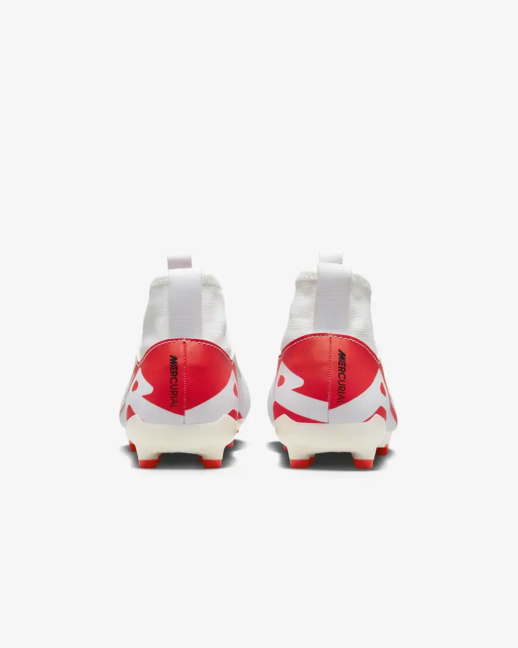 NIKE JR. ZOOM MERCURIAL SUPERF, BRIGHT CRIMSON/WHITE-BLACK