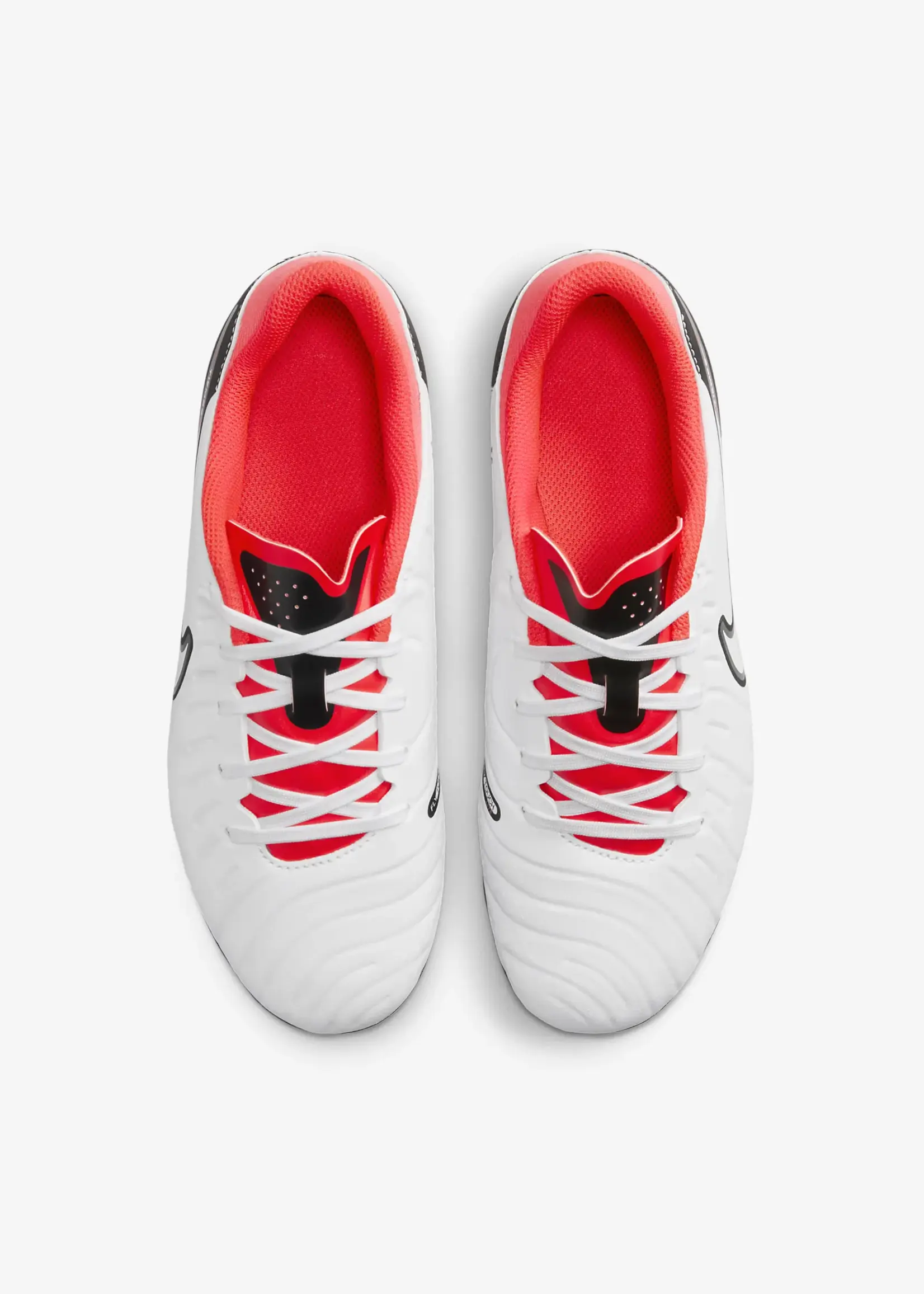 NIKE JR LEGEND 10 ACADEMY FG/MG, WHITE/BLACK-BRIGHT CRIMSON
