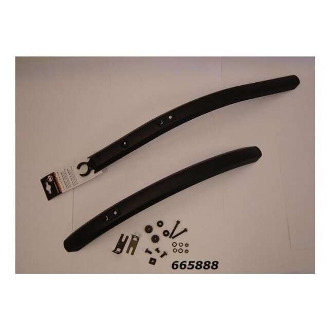 SPATBORDSET 28 SKS PVC 45MM ZW