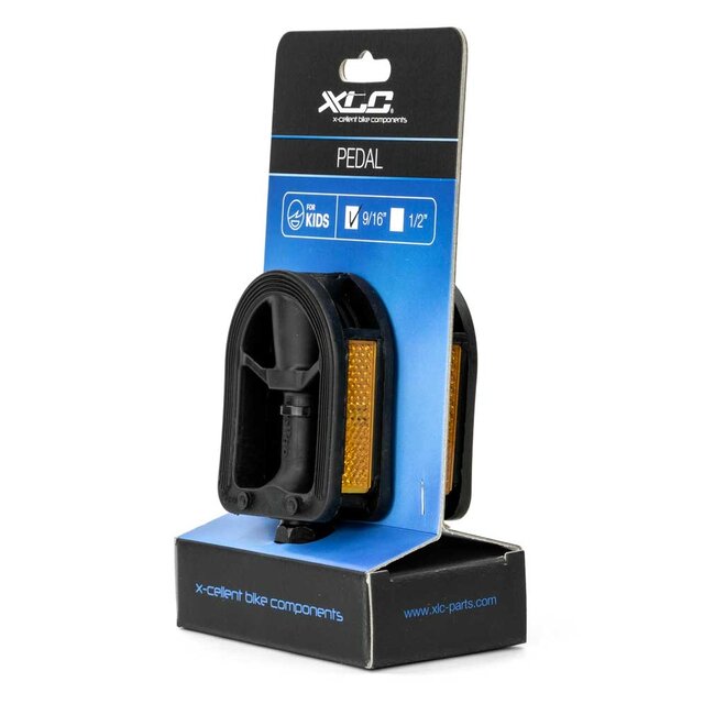 PEDAAL XLC KIND PVC 9/16 ZW STEL PEDAAL XLC KIND PVC 9/16 ZW STEL