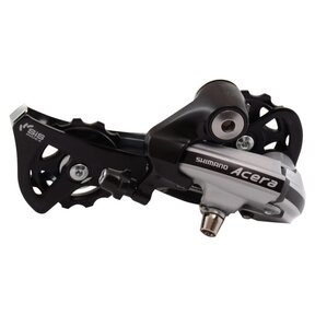 DERAILLEUR A SH ACERA 7/8V Z/HAAK ZILVER