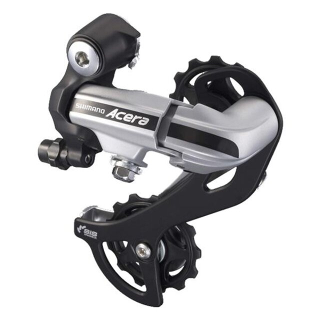DERAILLEUR A SH ACERA 7/8V Z/HAAK ZILVER DERAILLEUR A SH ACERA 7/8V Z/HAAK ZILVER