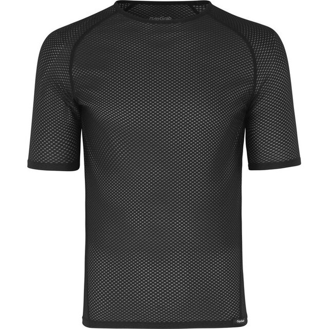 GripGrab Ultralight Mesh Short Sleeve Base Layer Black L GripGrab Ultralight Mesh Short Sleeve Base Layer Black L