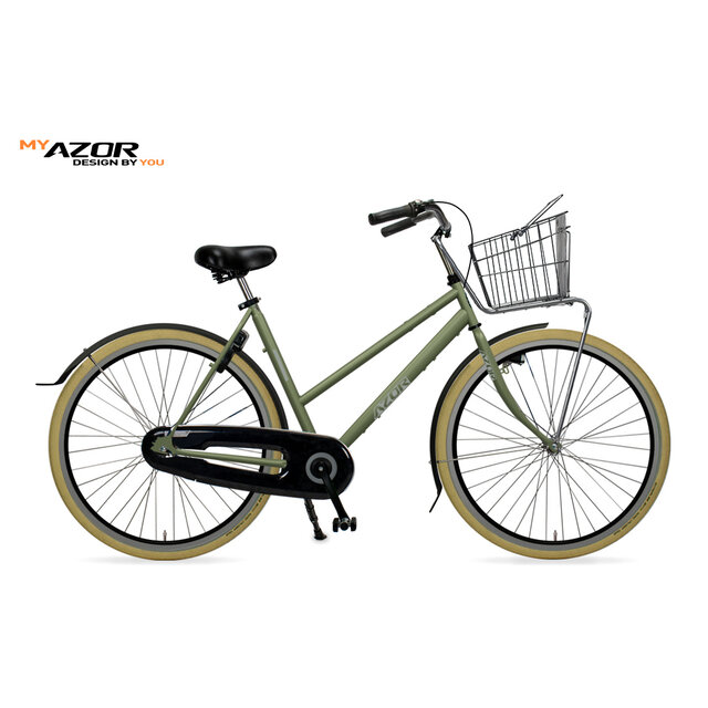 Azor City frame, Legergroen mat Azor City frame, Legergroen mat