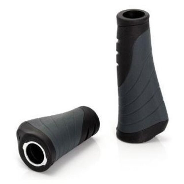 HANDVAT XLC ERGO 135/92MM CF ZW/GRY STEL HANDVAT XLC ERGO 135/92MM CF ZW/GRY STEL