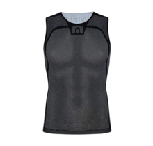 Megmeister sleeveless base layer zwart, maat L-XL