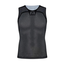 Megmeister sleeveless base layer zwart, maat L-XL