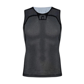 Megmeister sleeveless base layer zwart, maat L-XL