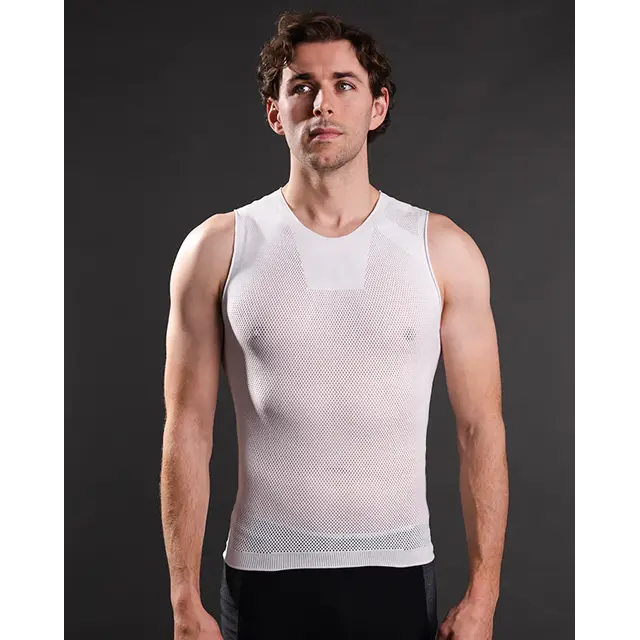 Megmeister Sleeveless Base Layer S-M wit