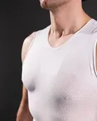 Megmeister Sleeveless Base Layer S-M wit