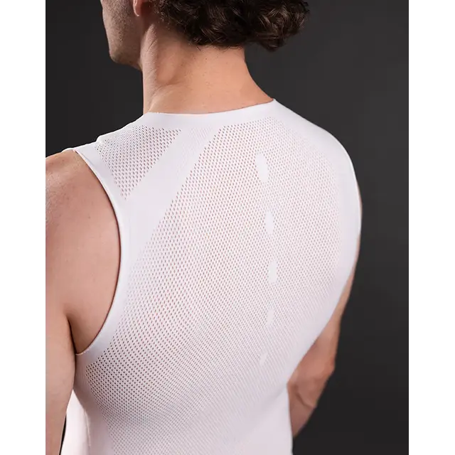 Megmeister Sleeveless Base Layer S-M wit