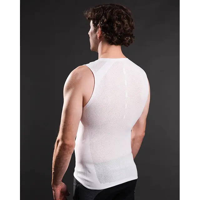 Megmeister Sleeveless Base Layer S-M wit