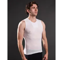 Megmeister sleeveless base layer wit, maat XS-S