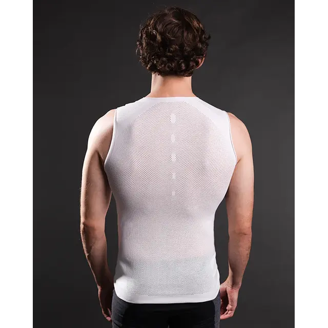 Megmeister sleeveless base layer wit, maat XS-S