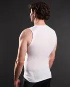 Megmeister sleeveless base layer wit, maat M-L